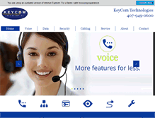 Tablet Screenshot of keycom.net